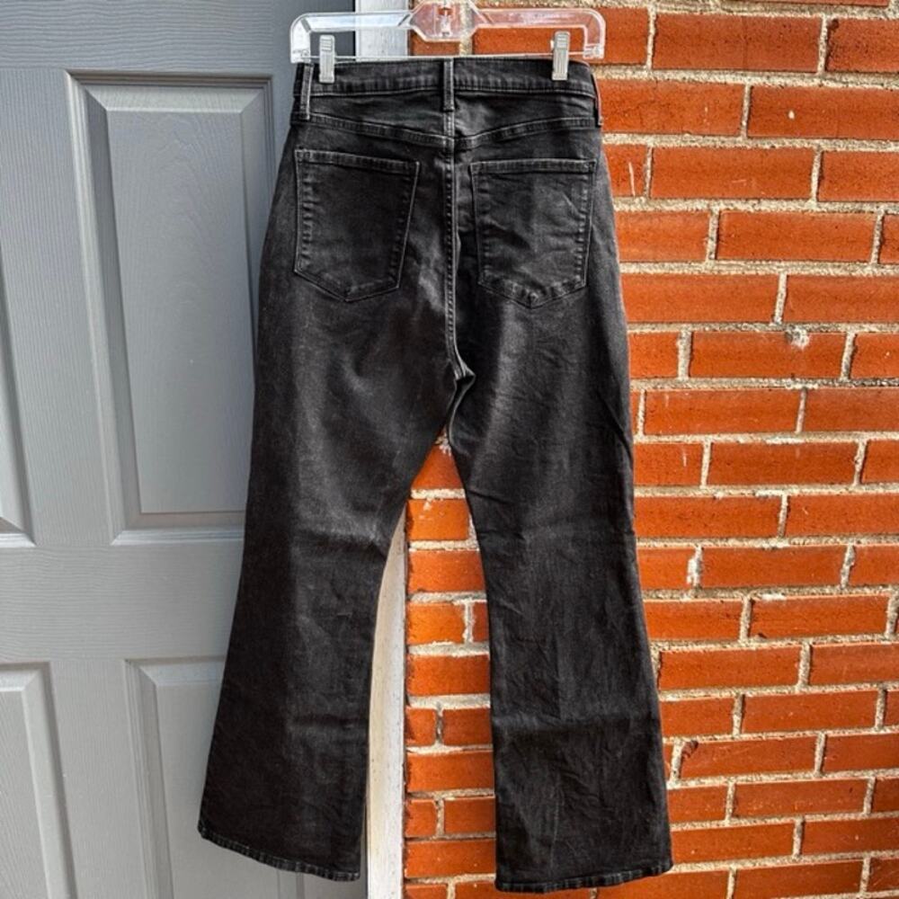 Banana Republic Curvy Slim Flare Jeans Black Size 28/6 High-Rise Classic